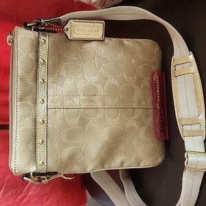 Coach 2011 Like New Cond. Glittery Lurex Crossbody